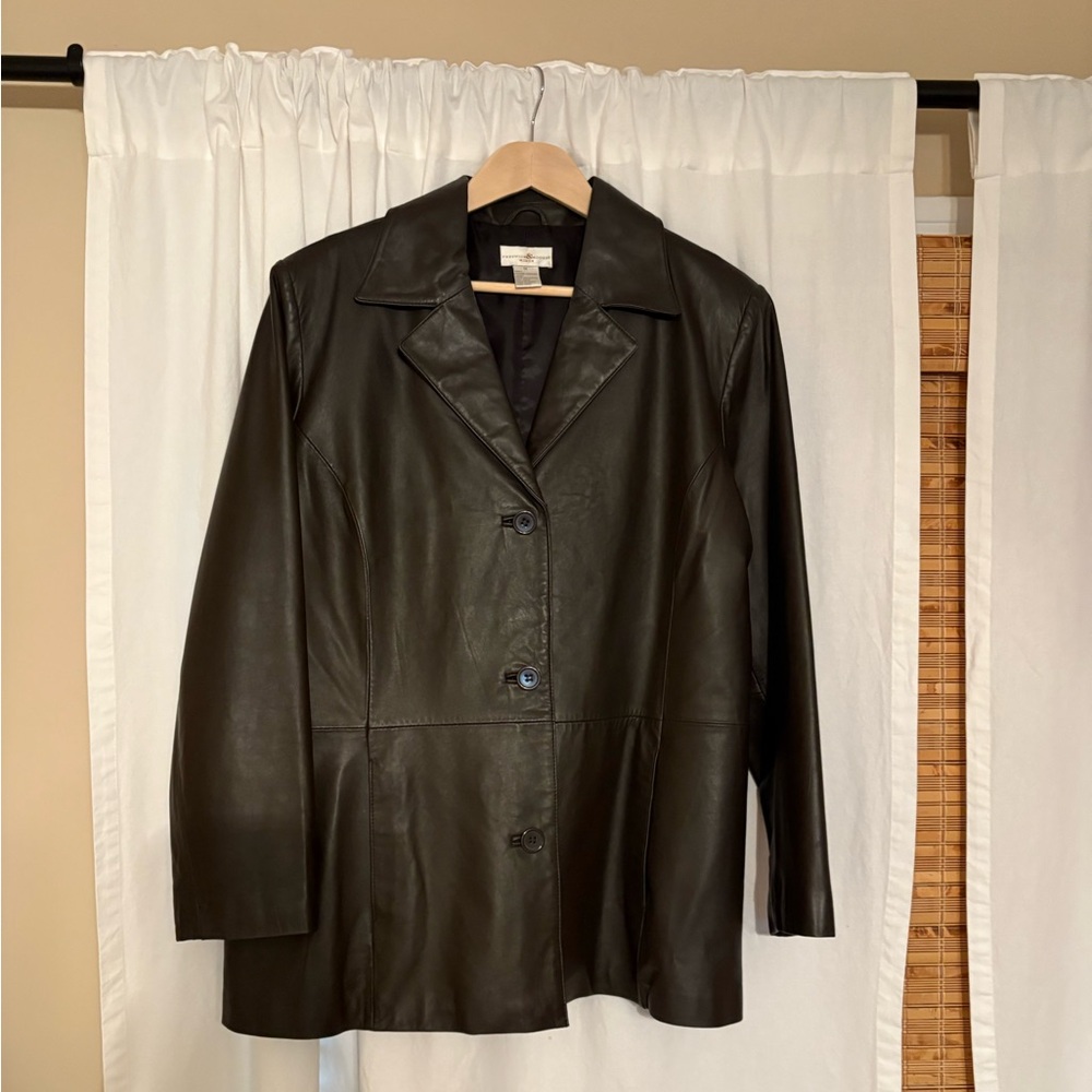 Preswick & Moore Dark Brown Leather Jacket